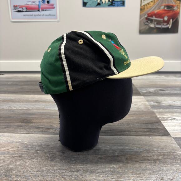 Vintage 90s Olympics 1996 Green OS USA Logo Athletic Hat Atlanta GA Snapback Cap - Picture 4 of 5
